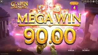 Golden Realms Slot (NetEnt) with LiMiT: Random Wilds, Meteor Splash, and Fire Multiplier! RTP 96.05%