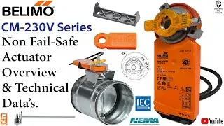 #Belimo CM230 Non Fail Safe Actuators Technical Data’s / #hvac #airdamper