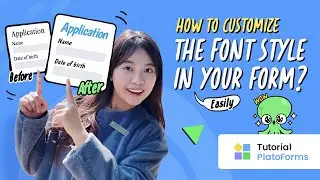 How to Customize the Font Style in your form?