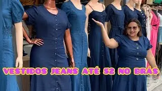 VESTIDOS JEANS ATÉ 52 NO BRÁS