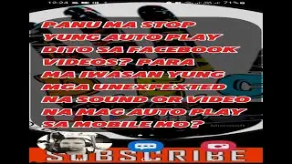 Panu ma Stop yung Auto Play sa Facebook Videos - Pinoy Tips