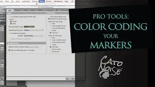 Pro Tools Basics: Color Coding Markers