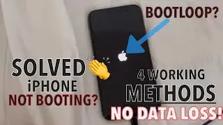 iPHONE: How To Fix iPhone Flashing Apple Logo On/Off | Boot Loop Error | No Data Loss✔️