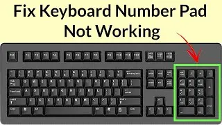 How to Fix Keyboard Number Pad Not Working In Windows 10?