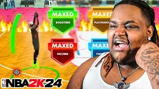 NEW 98 THREE 6’4 PLAYMAKING GOD BUILD IS BREAKING NBA 2k24!! BEST 3V3 PROAM/STAGE BUILD!