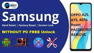 Samsung A25 Hard Reset | Samsung A15 Hard Reset | Samsung A05s Hard Reset | 100% Working