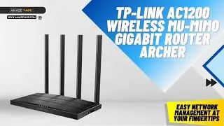 TP LINK AC1200 Wireless MU MIMO Gigabit Router Archer