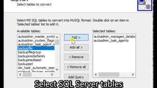 How to migrate MS SQL to MySQL