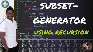 The easiest Python recursive subset generator