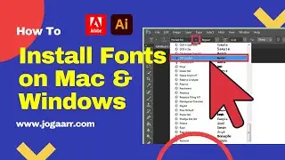 How to Install Adobe Fonts - How to install free adobe Typekit fonts in Windows & Mac tutorial