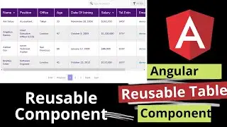 Reusable Table Component in Angular | Reusable Component Angular