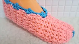 ТАПОЧКИ КРЮЧКОМ. САМЫЕ ПРОСТЫЕ. ПОДРОБНЫЙ МАСТЕР КЛАСС.