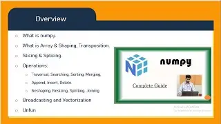 What is numpy Library| What is array in numpy | 