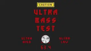 🔴 ULTRA BASS TEST ⚠️ Turn volume down