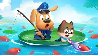 Fishing Adventure 🎣 | Safety Tips | Cartoons for Kids | Sheriff Labrador