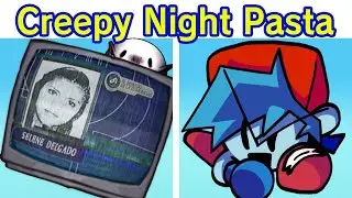 Friday Night Funkin' Creepy Night Pasta (DEMO) | Smile Dog, Squidward Red Mist, TMK (FNF Mod/Horror)