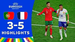 Portugal vs France (3-5) HIGHLIGHTS | EURO 2024