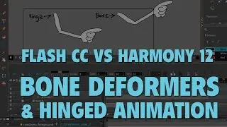 Harmony vs Flash: Bone Deformations & Hinges