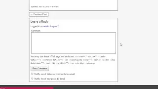 How to Remove HTML Tags and Attributes Easy from Wordpress Comments Box