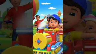 Train Song #shorts #cartoonvideos #nurseryrhymes #juniorsquad #kidssongs #preschool