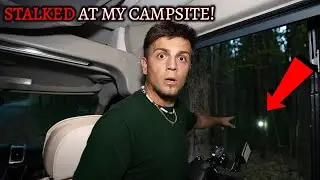 TERRIFYING CAMPING IN MY VAN AT HAUNTED FOREST - STALKED IN FOREST (THE MOST SCARED IVE EVER BEEN)