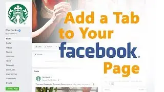 How to add a Tab to your Facebook Page