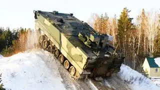 Курганец-25. Как мы носились на новейшем бронетранспортере. Russian army