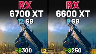 RX 6700 XT vs RX 6600 XT - Test in 12 Games in 2024