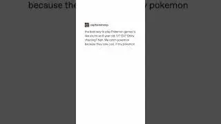 A Pokémon Tumblr Post