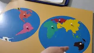 The Continents for Kids - Learn the Continents and Geography in this hands-on Montessori Tutorial