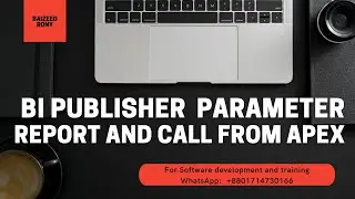 How to Make BI Publisher Report with Parameter and Call From APEX