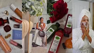 In my 30s VLOG | A SLOW SELF-CARE MORNING w/FENTY BEAUTY, FALL FLOWERS, HEALTHY LUNCH & VLOGTOBER