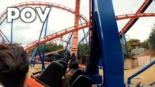 CLOSING FOREVER Scorpion Coaster Back Row POV | Busch Gardens Tampa