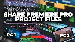 Correct Way to Share Your Premiere Pro Project Files! (Even share the Motion Graphics Files😎)