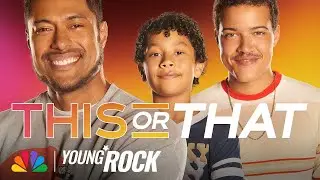 Uli Latukefu, Bradley Constant and Adrian Groulx Play This or That | NBC's Young Rock