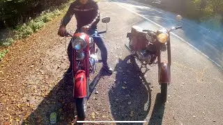 Jawa 350/354 & 250/353 on board ( GoPro)