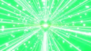 【With BGM】❤Cute LimeGreen heart tunnel motion graphics❤