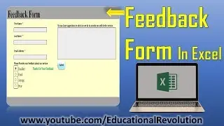 Create userform in excel (Client Feedback)