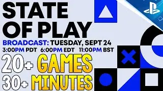 Huge PlayStation Update! NEW STATE OF PLAY TOMORROW - 20+ Games and 30+ Minutes of Reveals