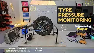 Automatic Tyre Pressure Monitoring System using Arduino GSM | Best Mechanical engineering #project