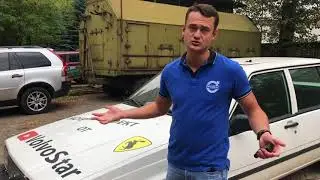 Определение толщины лкп на Вольво 740.