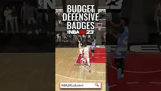 NBA 2K23 Best Defensive Badges on a Budget : How to Defend in 2K23 #nba2k23 #2k23 #2k