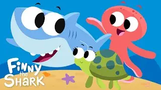 Let's Go For A Swim Outside | Kids Song | Finny The Shark