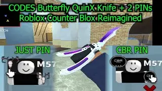 Roblox CODES Butterfly QuinX Knife in Counter Blox Reimagined