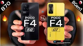 POCO F4 vs POCO F4 GT | Body | AnTuTu | Benchmark | Display | Design | Full Comparison