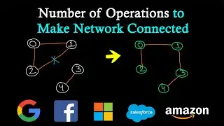 Number of Operations to Make Network Connected | Leetcode 