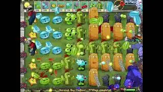 Plants vs. Zombies Lawn of Hell 2.2 - Winter-Melon & Cactus Vs All 99999 Zombies coming out Survival