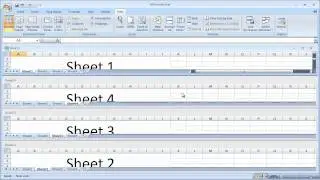 Excel 2007 - Arranging Windows