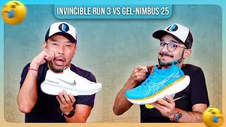 INVINCIBLE RUN 3 vs GEL-NIMBUS 25 // comparativo TÊNIS AMORTECIMENTO