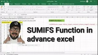 sumifs function in excel | sumifs function excel | sumifs function excel in hindi | sumifs formula